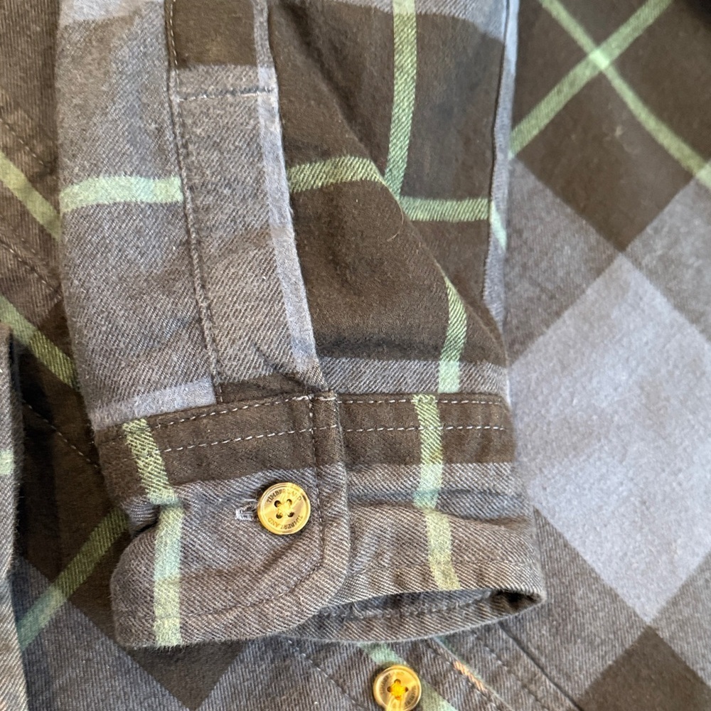 Timberland Blue and Black Plaid Shirt Jacket - Picture 5 of 14